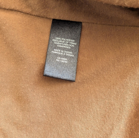 Rw&Co. Cozy Brown Teddy Fleece Zip Jacket. Size Medium. - Picture 3 of 5